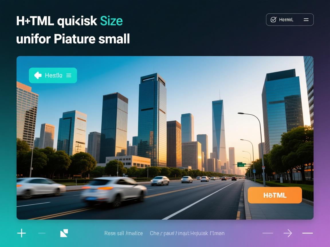 如何用HTML快速统一图片大小?  第3张 如何用HTML快速统一图片大小?  第3张