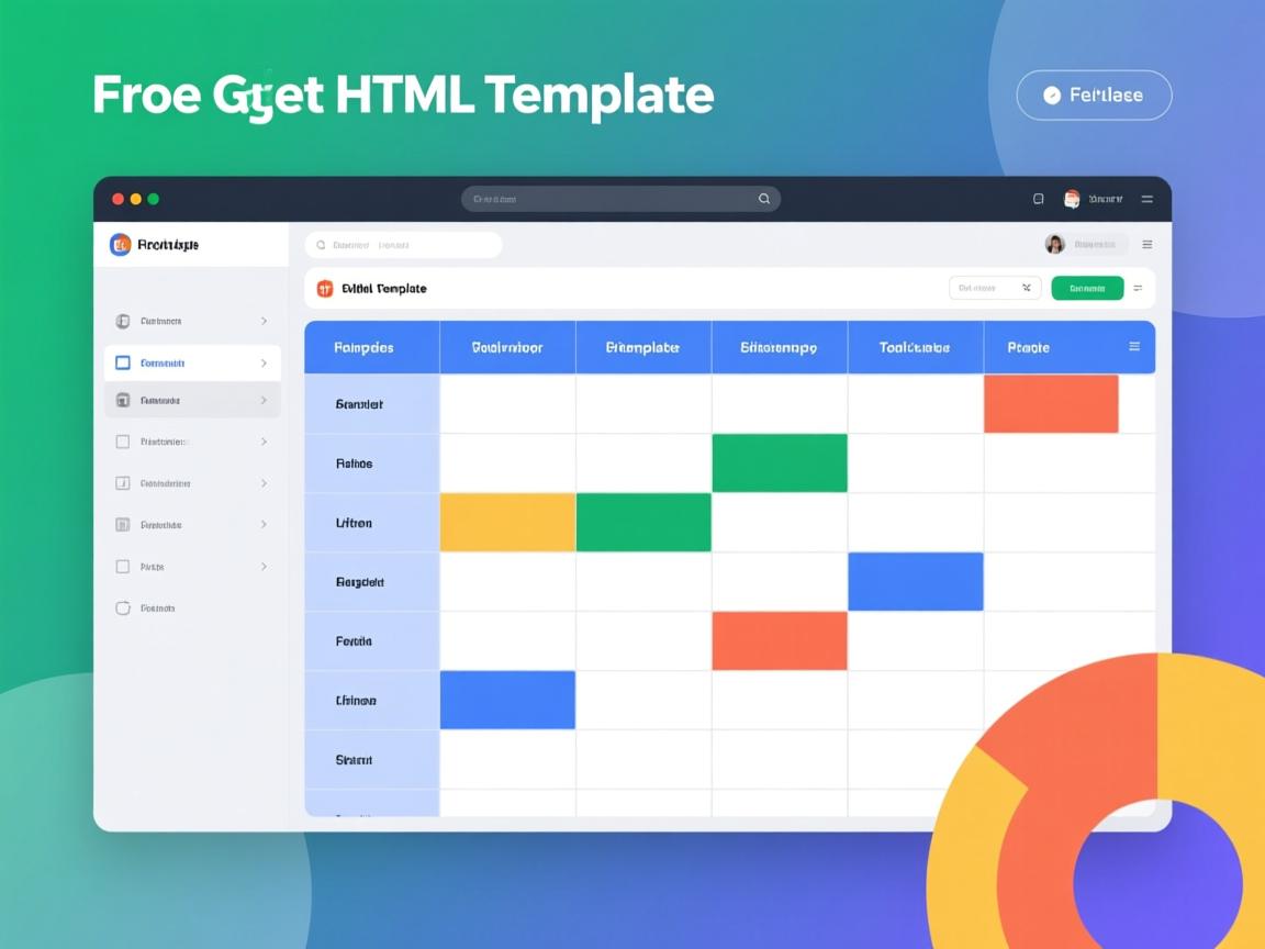 如何免费获取HTML表格模板？  第1张