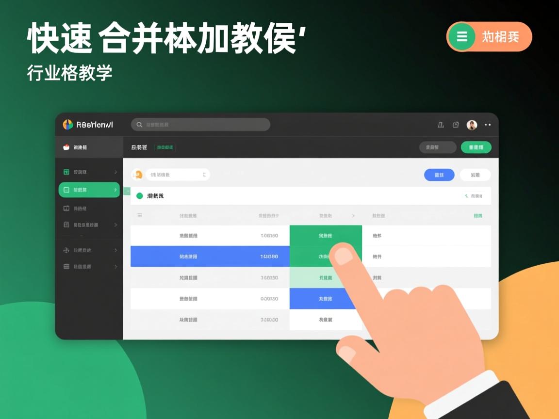 HTML表格怎么快速合并单元格教程  第2张 HTML表格怎么快速合并单元格教程  第2张