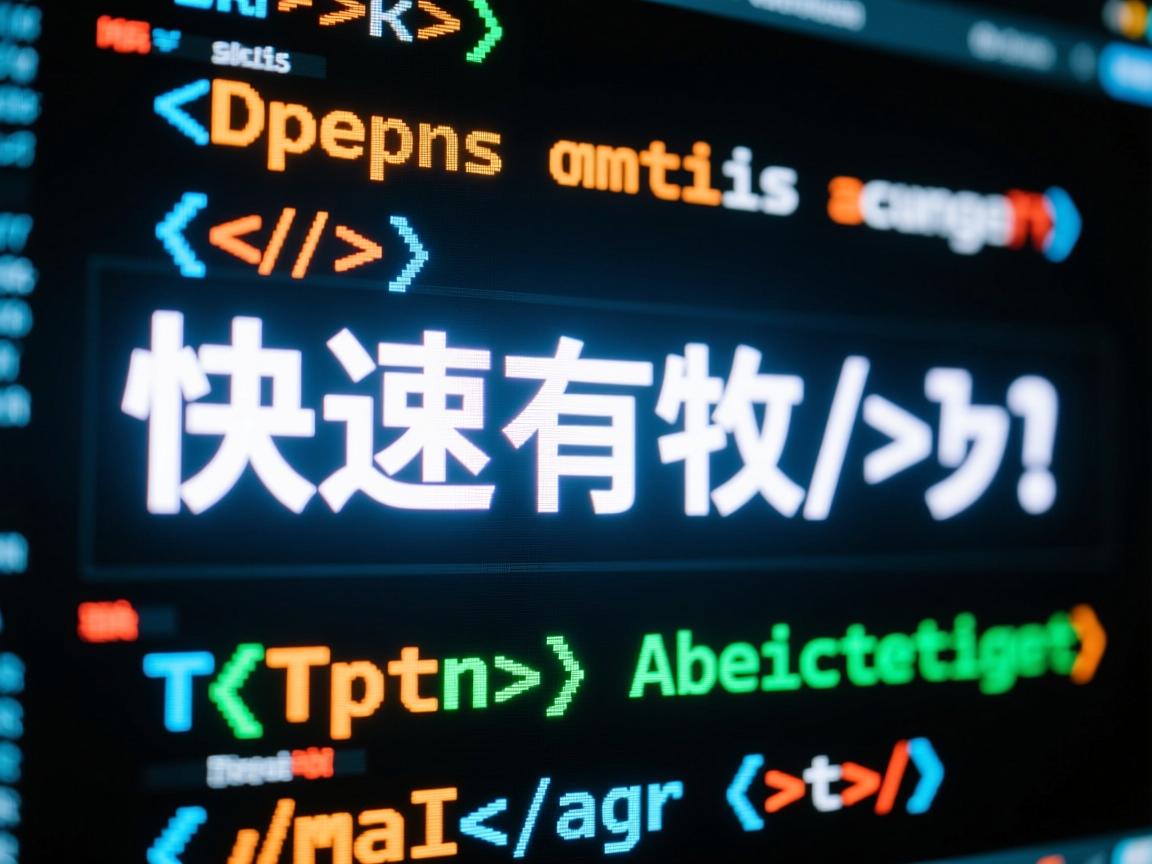 HTML如何快速实现文字闪烁？