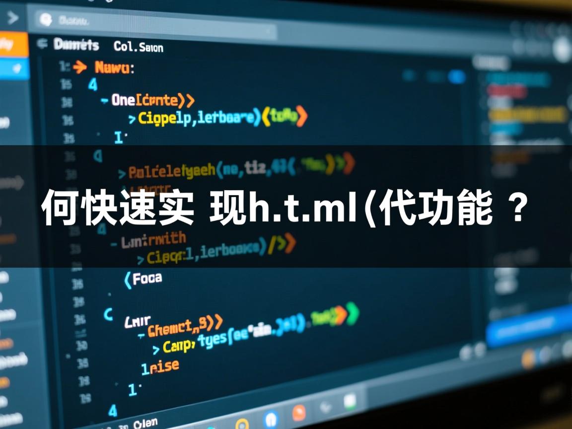 如何快速实现html代码功能？  第2张