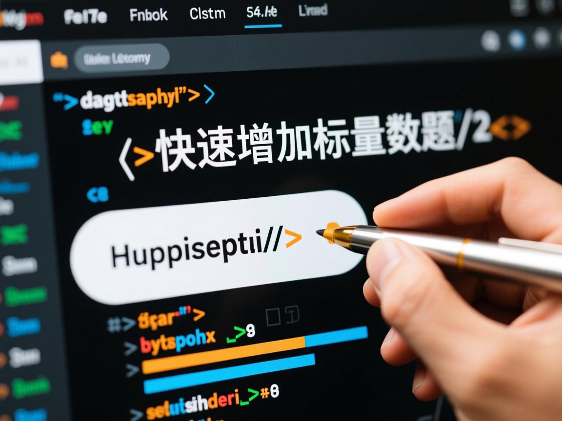 HTML如何快速增加标题数量？  第3张