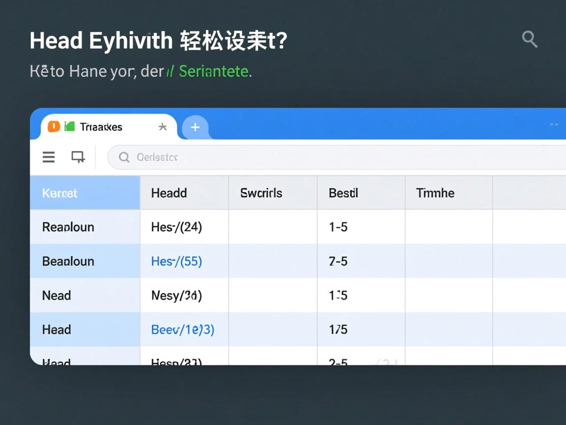 html表格表头样式如何轻松设置？  第2张