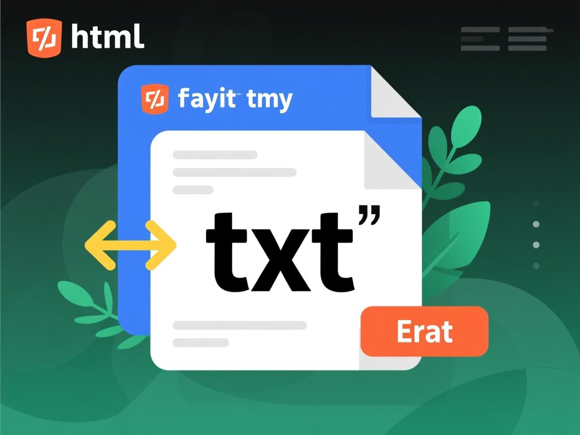 如何快速将html转为txt文件？  第2张
