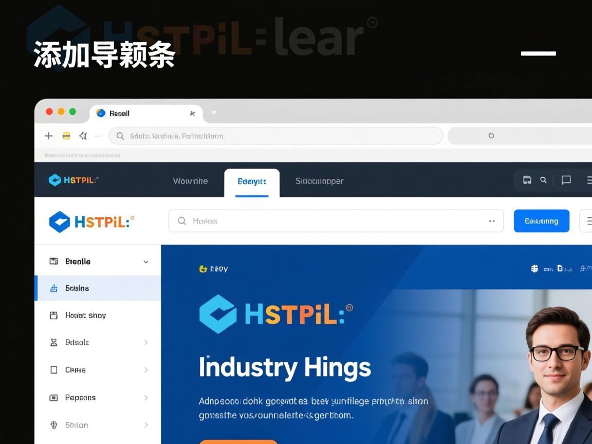 HTML如何添加导航条  第1张