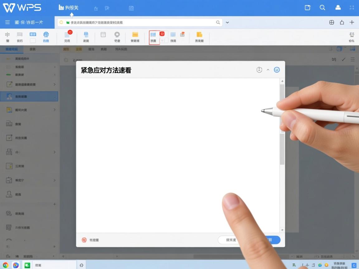 刚写完的WPS文档保存后一片空白为何？紧急应对方法速看  第3张