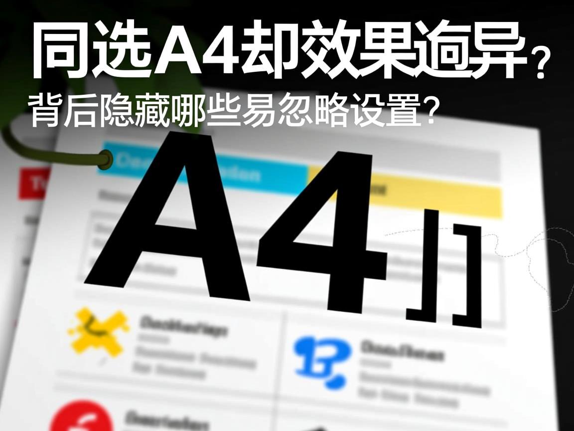 Word同选A4却效果迥异?背后隐藏哪些易忽略设置?  第2张 Word同选A4却效果迥异?背后隐藏哪些易忽略设置?  第2张