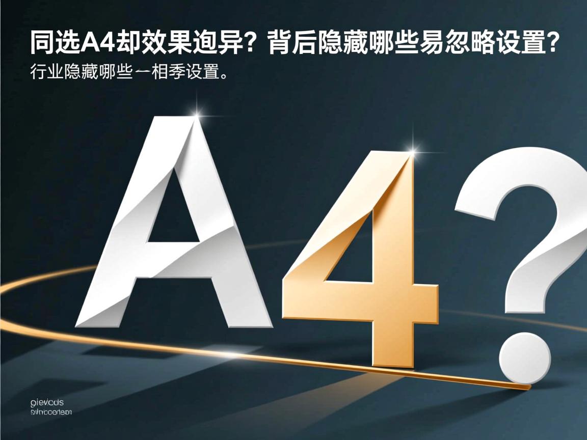Word同选A4却效果迥异?背后隐藏哪些易忽略设置?  第3张 Word同选A4却效果迥异?背后隐藏哪些易忽略设置?  第3张