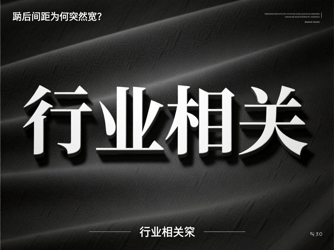 Word首行字体调大后间距为何突然变宽？
