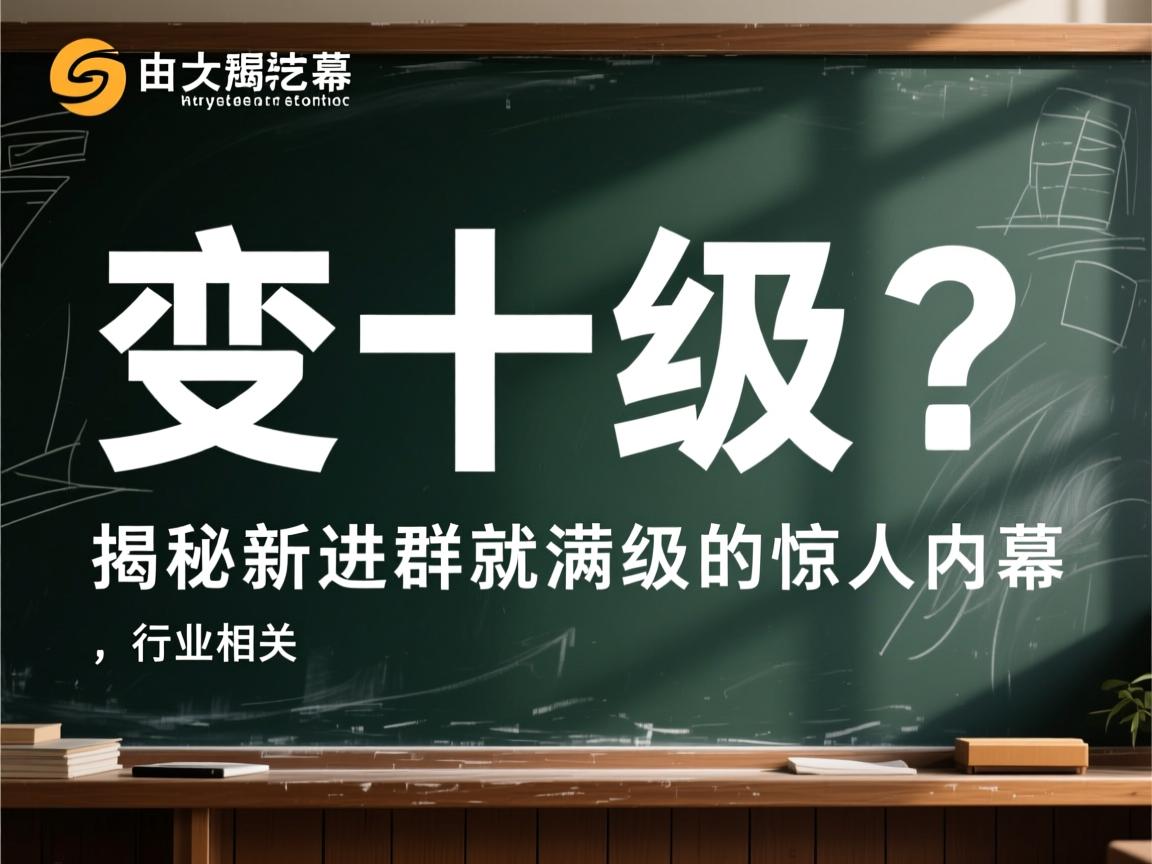 秒变十级?揭秘新进群就满级的惊人内幕  第1张 秒变十级?揭秘新进群就满级的惊人内幕  第1张