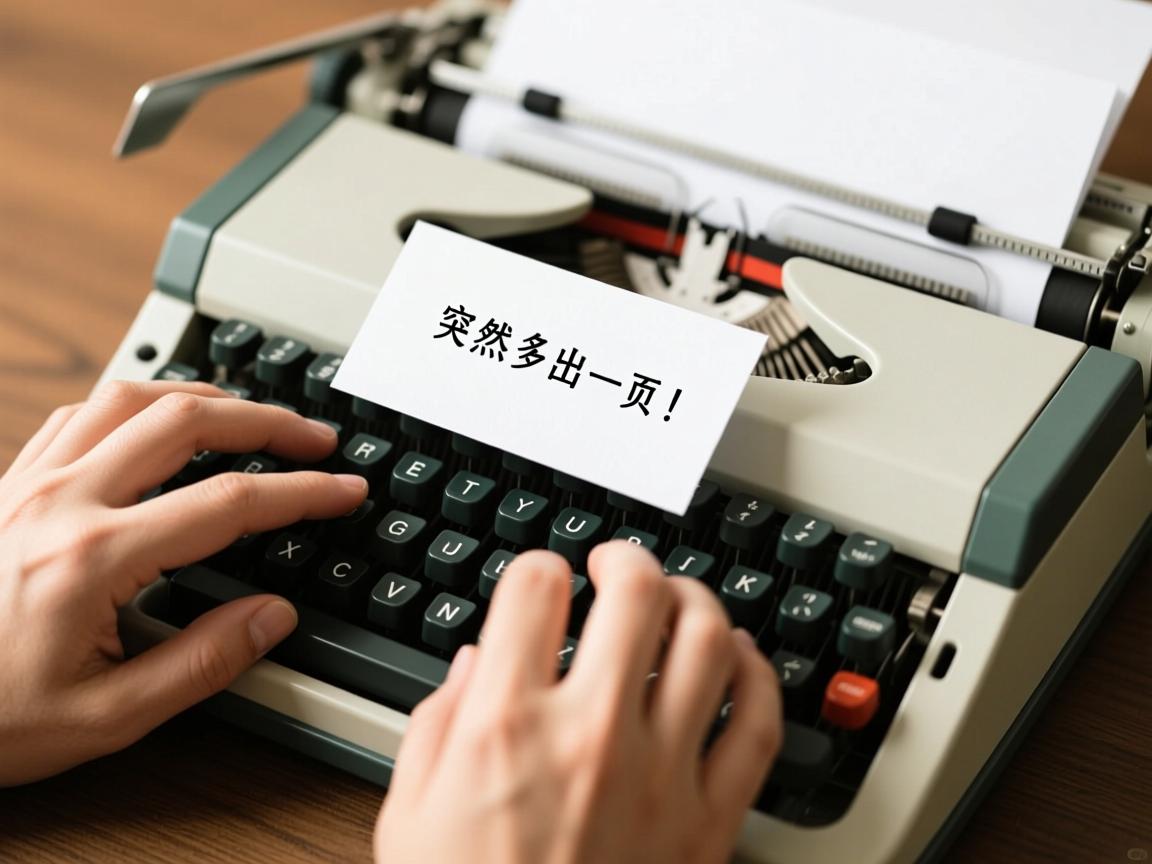 Word打字时为何突然多出一页?  第1张 Word打字时为何突然多出一页?  第1张