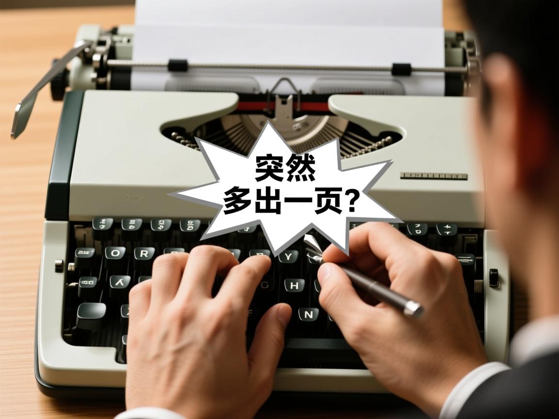 Word打字时为何突然多出一页?  第3张 Word打字时为何突然多出一页?  第3张
