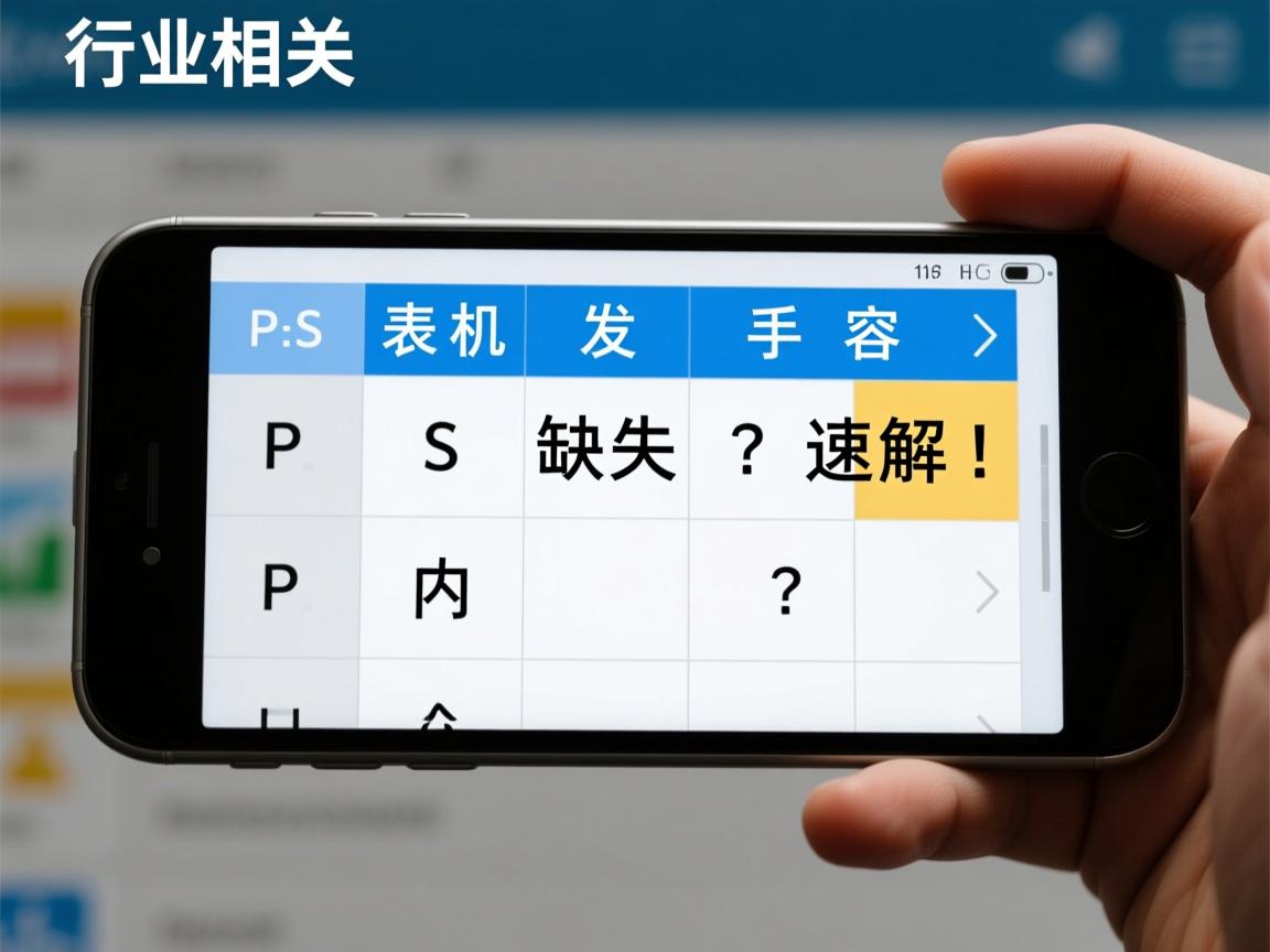 WPS表格发手机内容缺失？速解！  第2张