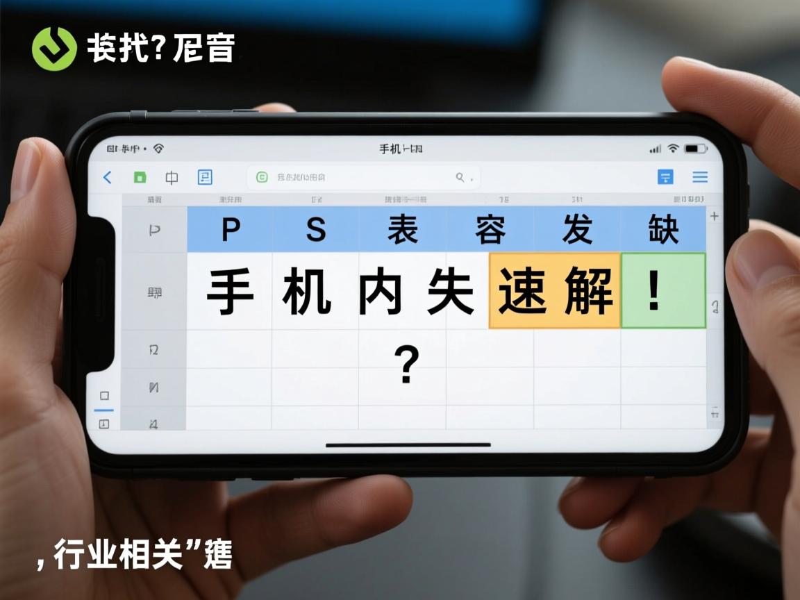 WPS表格发手机内容缺失？速解！  第3张