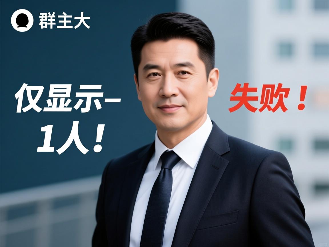 QQ群主转让为何失败?仅显示1人!  第1张 QQ群主转让为何失败?仅显示1人!  第1张