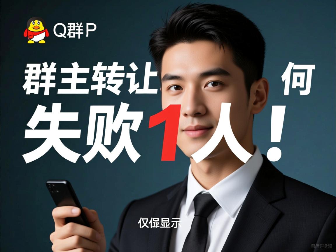 QQ群主转让为何失败?仅显示1人!  第2张 QQ群主转让为何失败?仅显示1人!  第2张