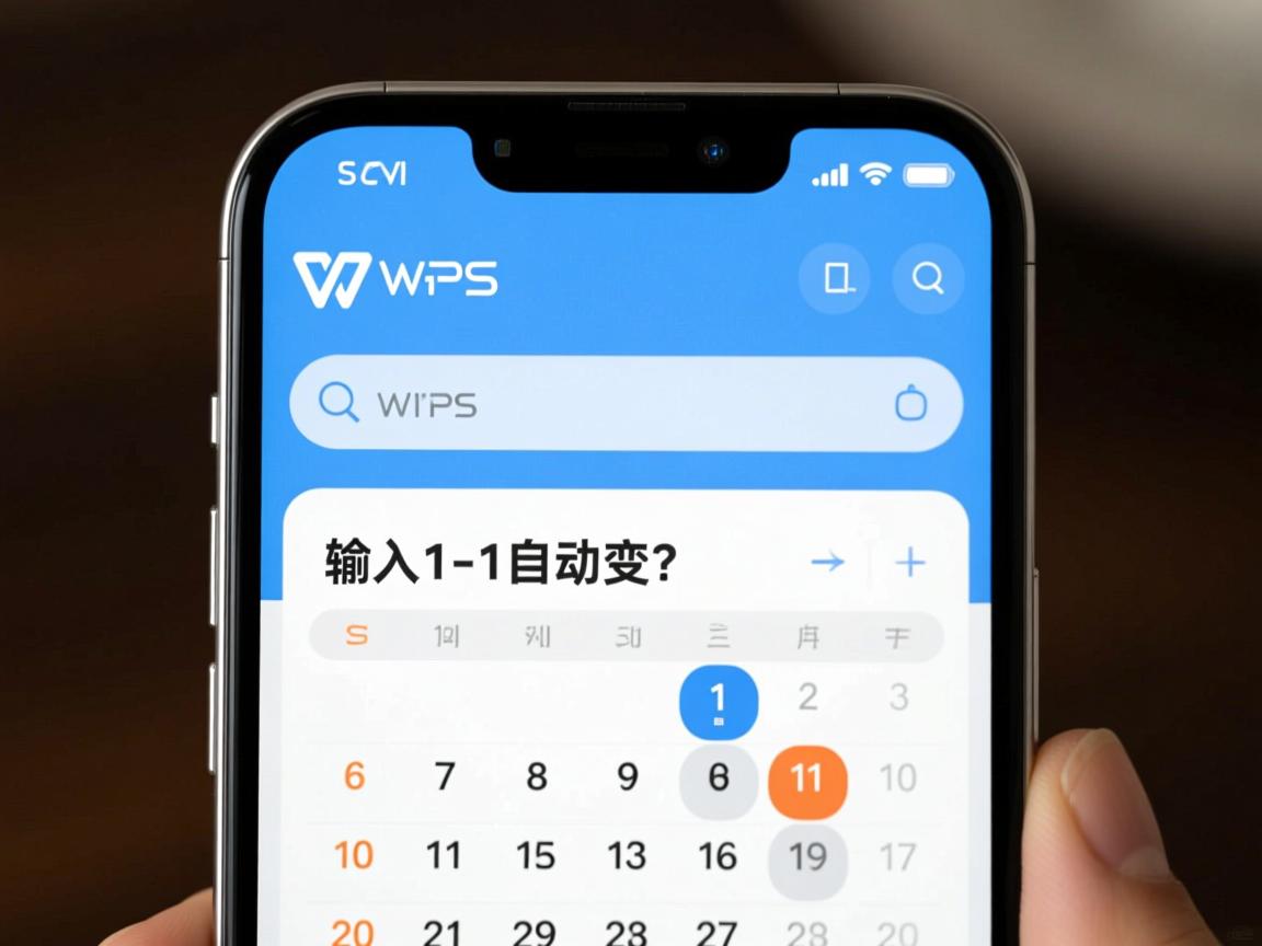 手机WPS为啥输入1-1自动变日期?  第3张 手机WPS为啥输入1-1自动变日期?  第3张