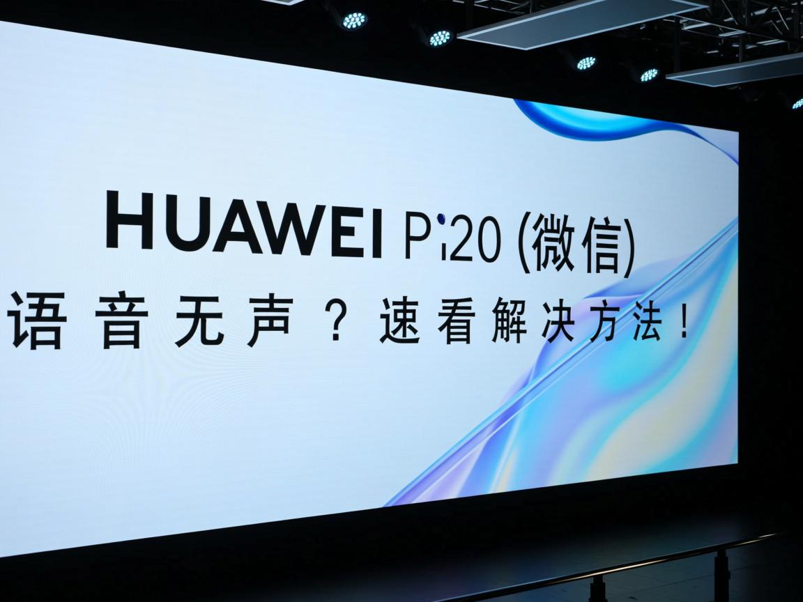 华为P20微信语音无声?速看解决方法!  第2张 华为P20微信语音无声?速看解决方法!  第2张