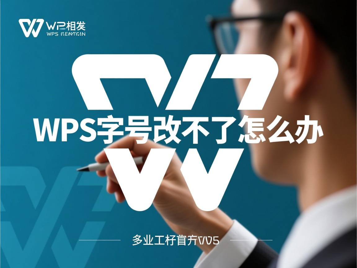 WPS字号改不了怎么办