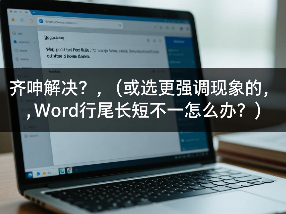 Word行尾对不齐咋解决?,(或选更强调现象的,Word行尾长短不一怎么办?)  第1张 Word行尾对不齐咋解决?,(或选更强调现象的,Word行尾长短不一怎么办?)  第1张