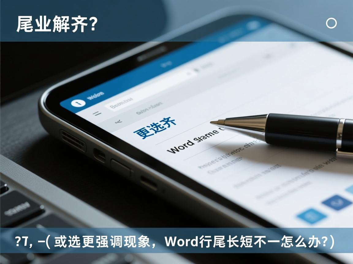 Word行尾对不齐咋解决?,(或选更强调现象的,Word行尾长短不一怎么办?)  第3张 Word行尾对不齐咋解决?,(或选更强调现象的,Word行尾长短不一怎么办?)  第3张