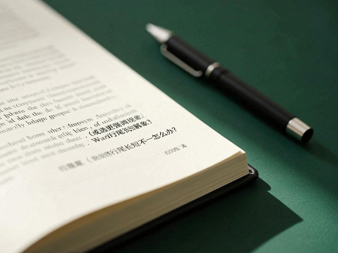 Word行尾对不齐咋解决?,(或选更强调现象的,Word行尾长短不一怎么办?)  第2张 Word行尾对不齐咋解决?,(或选更强调现象的,Word行尾长短不一怎么办?)  第2张