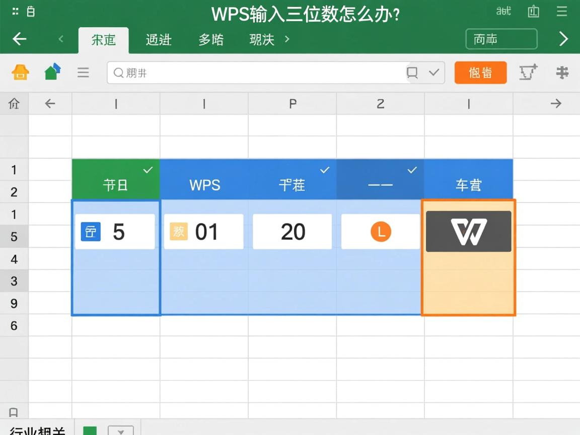 WPS表格只能输入三位数怎么办  第1张