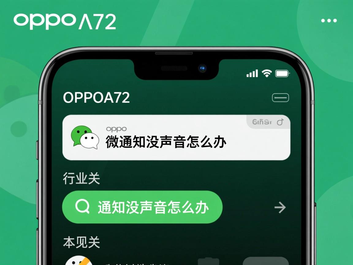 OPPOA72微信通知没声音怎么办  第1张 OPPOA72微信通知没声音怎么办  第1张
