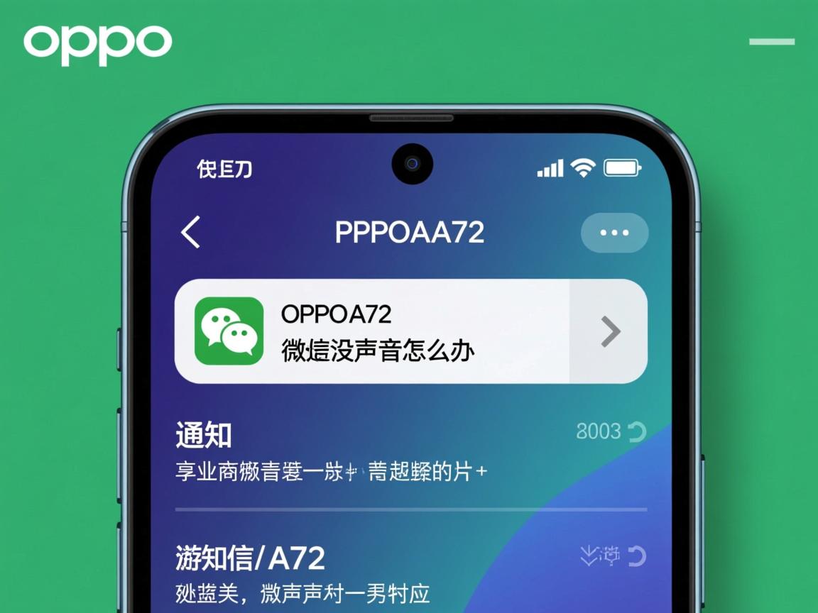 OPPOA72微信通知没声音怎么办  第2张 OPPOA72微信通知没声音怎么办  第2张