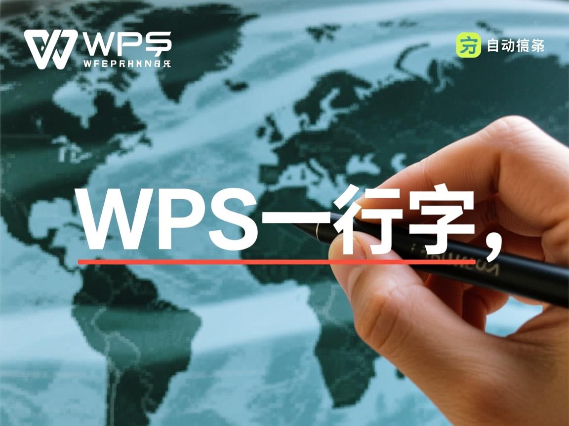 WPS一行字为何自动换行?