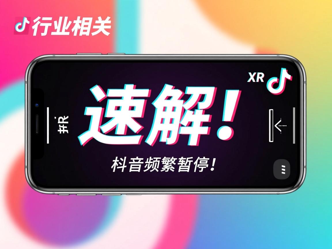 苹果XR刷抖音频繁暂停?速解!  第1张 苹果XR刷抖音频繁暂停?速解!  第1张