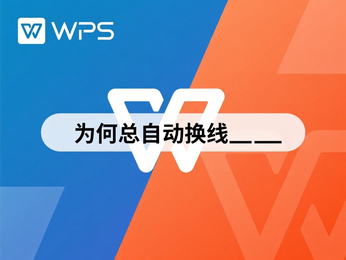 WPS为何总自动换行？