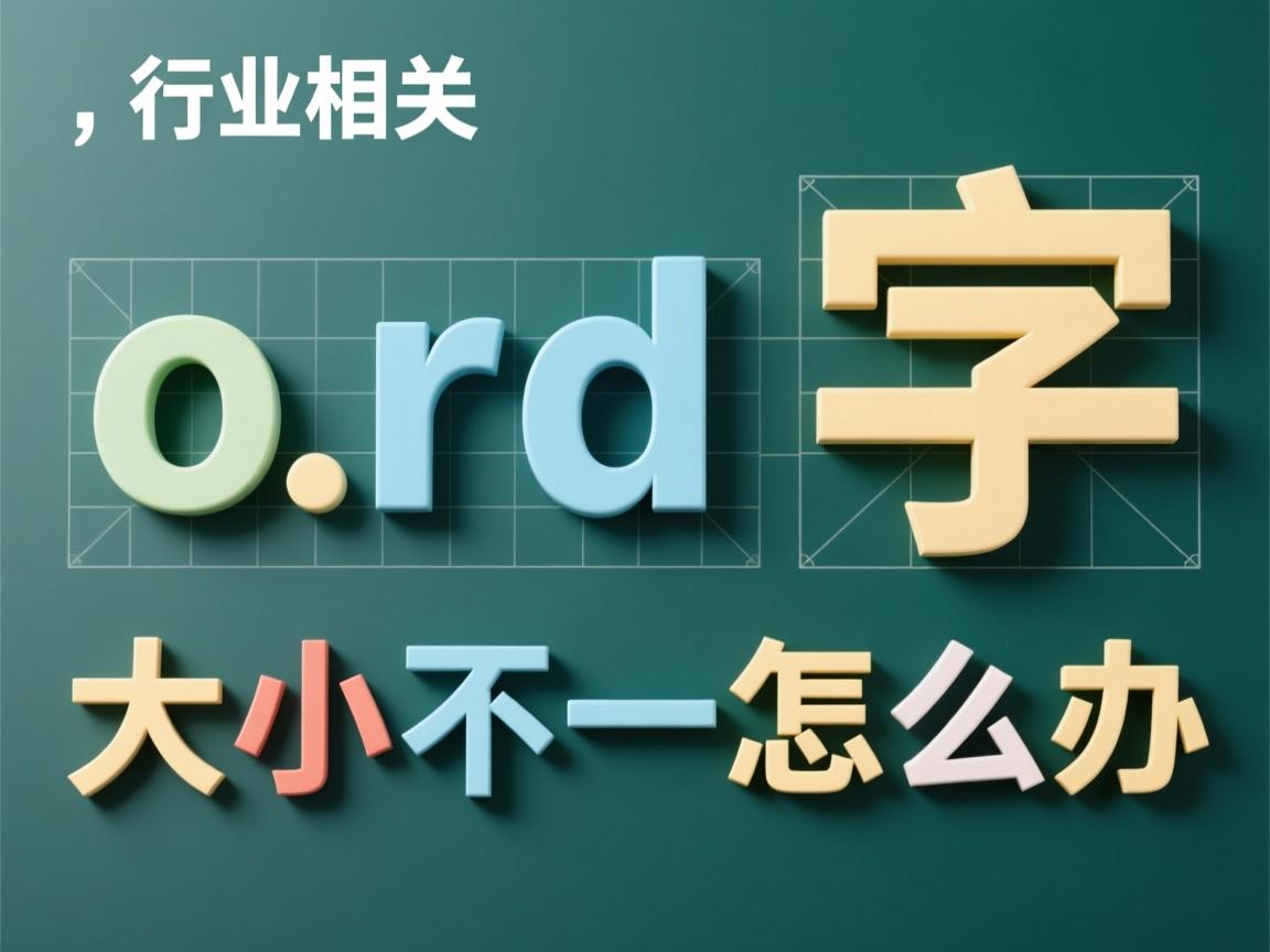 Word数字大小不一怎么办  第2张 Word数字大小不一怎么办  第2张
