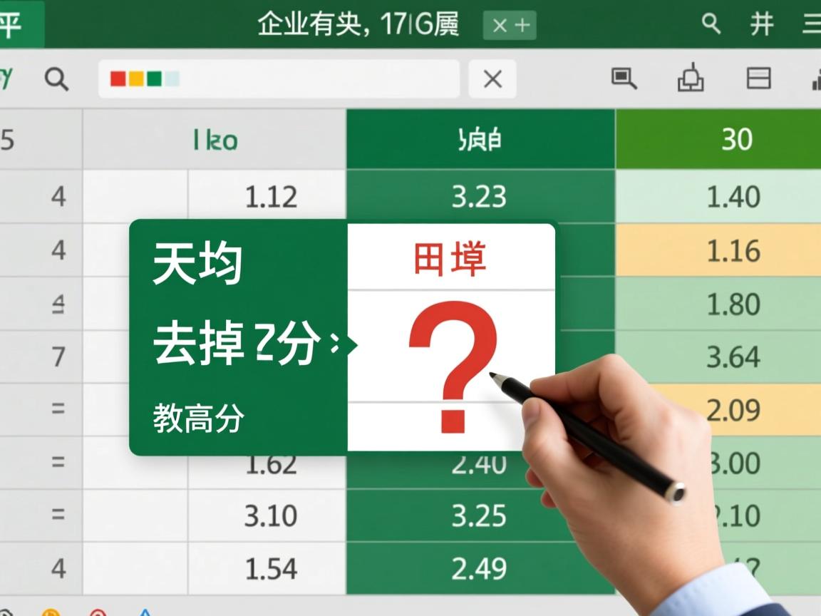 Excel平均分为何去掉最高分?  第1张 Excel平均分为何去掉最高分?  第1张
