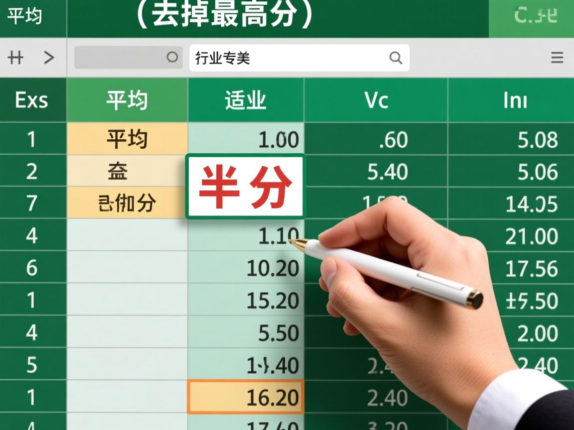 Excel平均分为何去掉最高分?  第3张 Excel平均分为何去掉最高分?  第3张