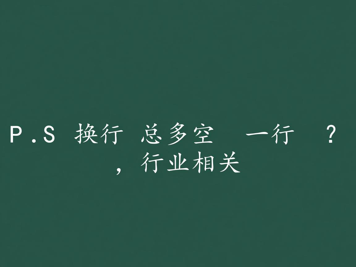 WPS换行总多空一行？  第1张