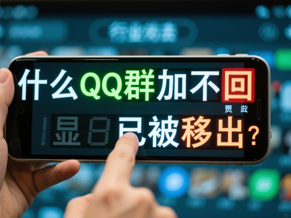 为什么QQ群加不回去,显示已被移出?  第2张 为什么QQ群加不回去,显示已被移出?  第2张