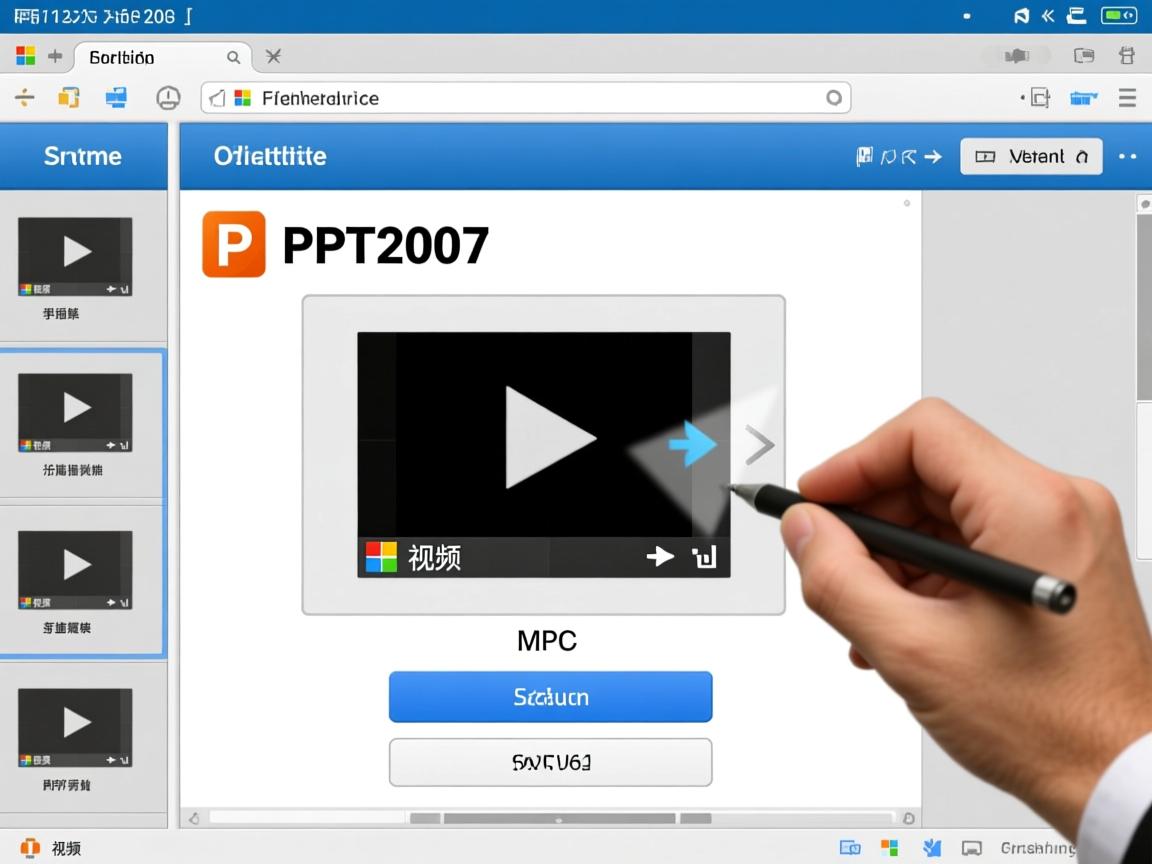 PPT2007为何无法插入MP4视频？  第1张