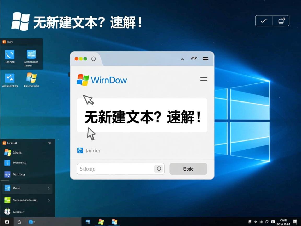 Win10右键无新建文本?速解!  第3张 Win10右键无新建文本?速解!  第3张