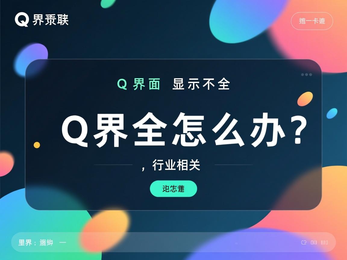 QQ界面显示不全怎么办?  第1张 QQ界面显示不全怎么办?  第1张