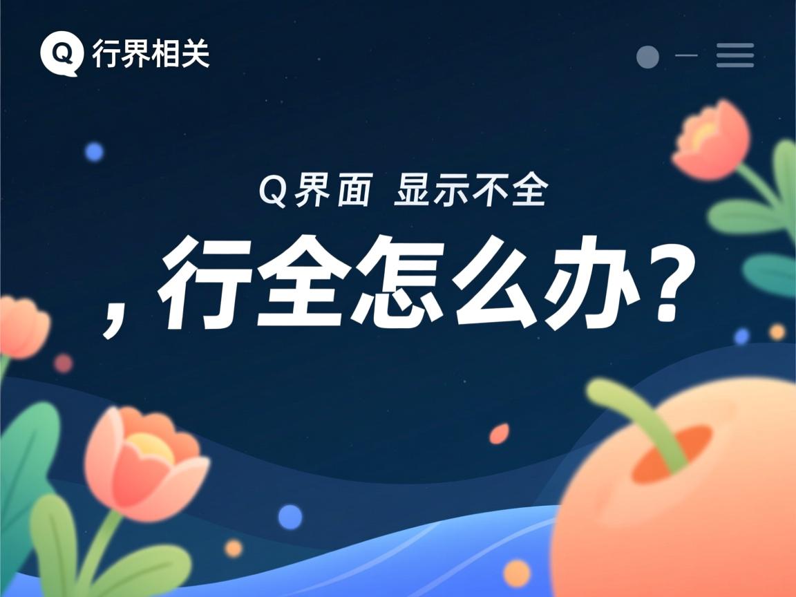 QQ界面显示不全怎么办?  第2张 QQ界面显示不全怎么办?  第2张