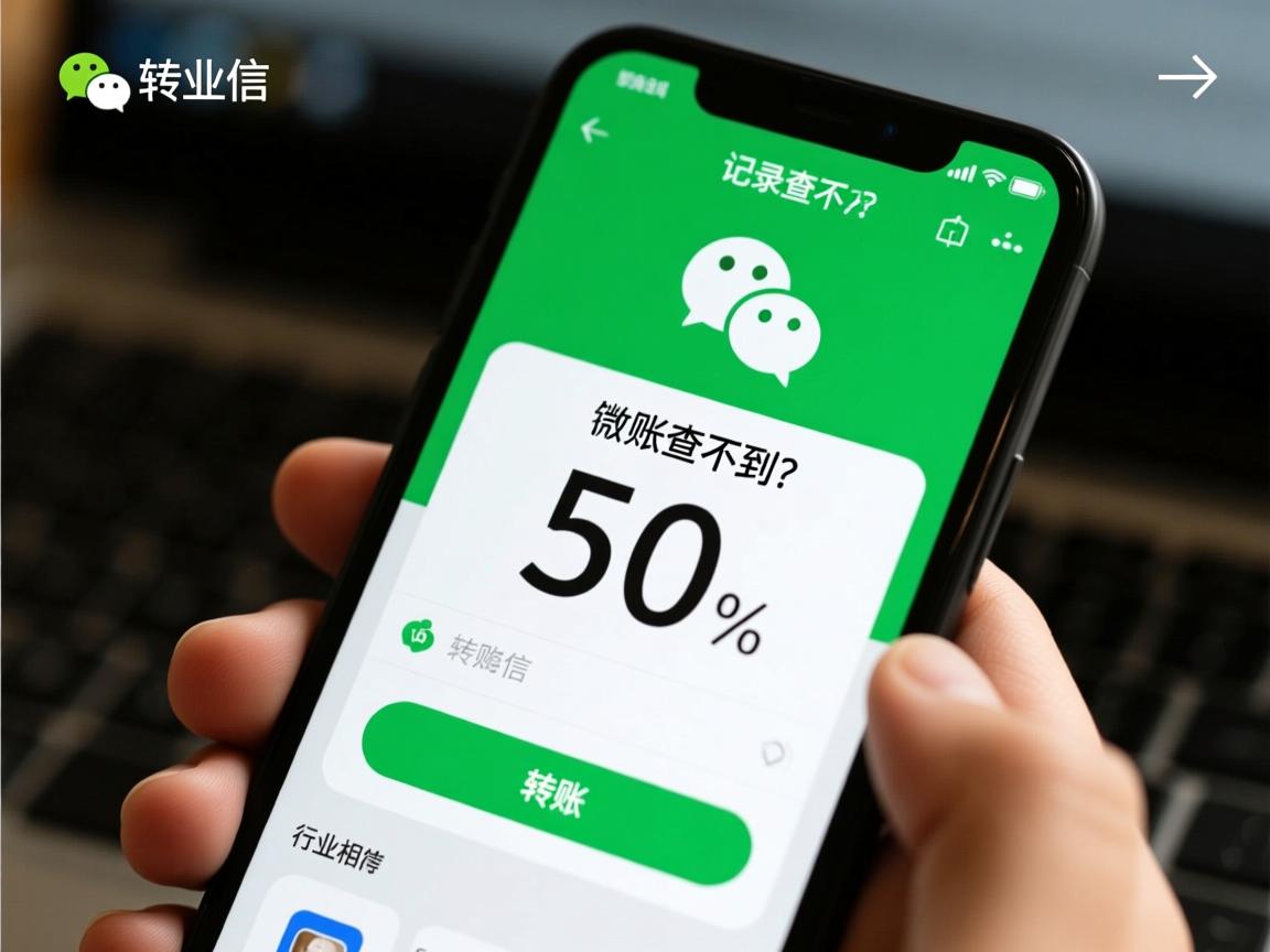 微信转账3万急!记录查不到?