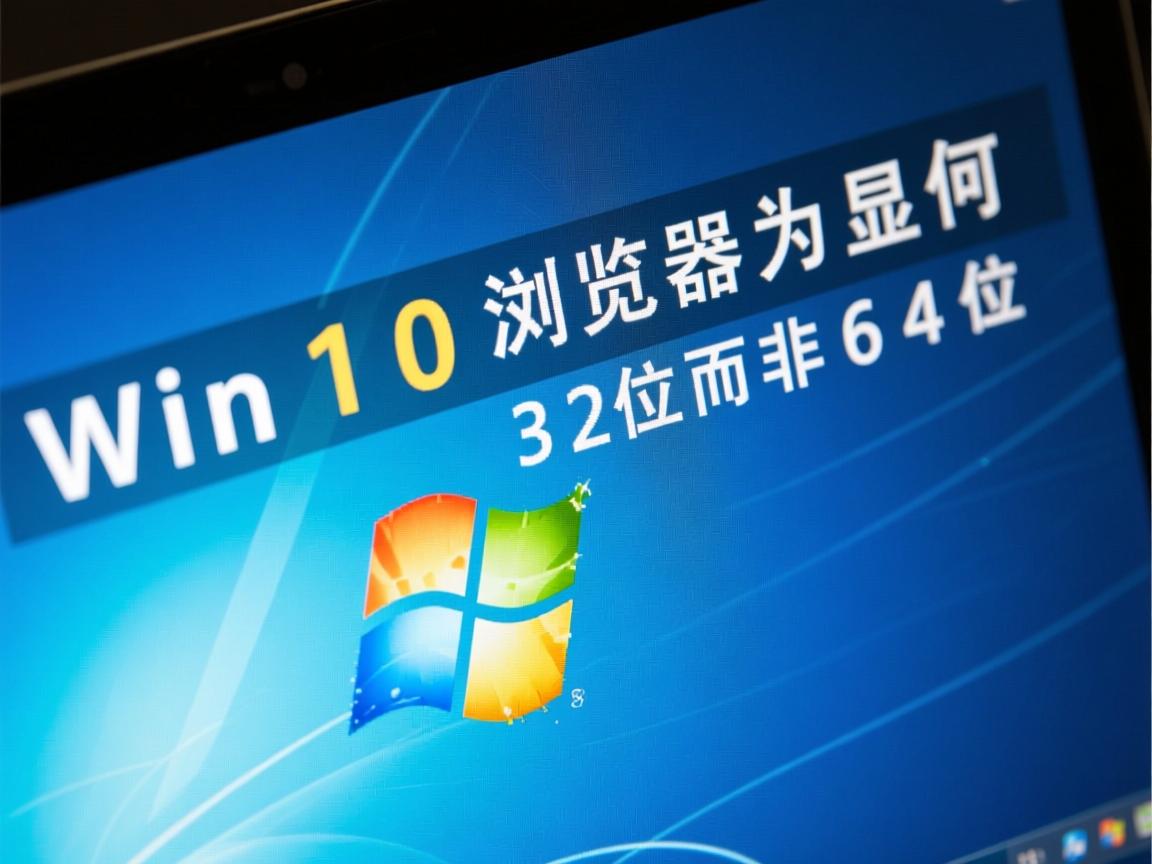 Win10浏览器为何显示32位而非64位  第1张 Win10浏览器为何显示32位而非64位  第1张