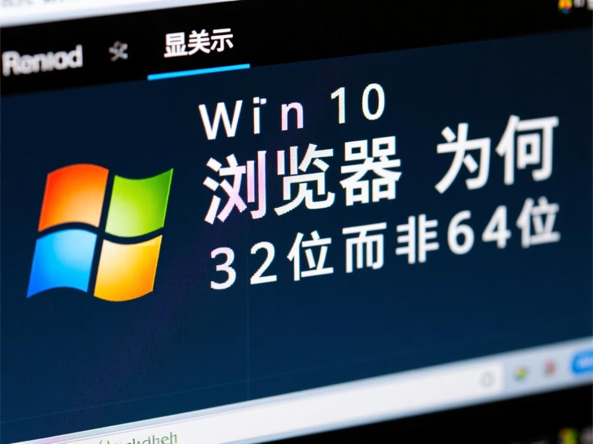 Win10浏览器为何显示32位而非64位  第3张 Win10浏览器为何显示32位而非64位  第3张