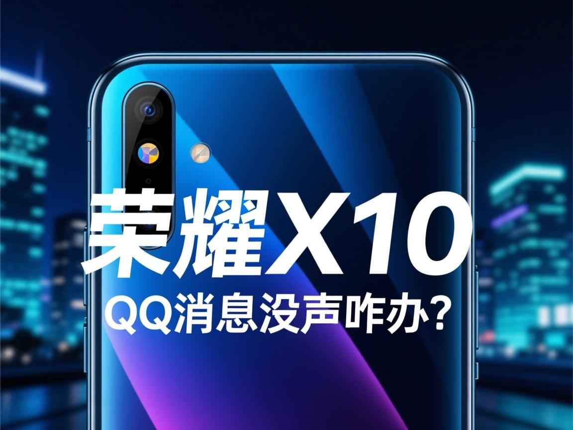 急!荣耀X10收QQ消息没声音咋办?  第1张 急!荣耀X10收QQ消息没声音咋办?  第1张
