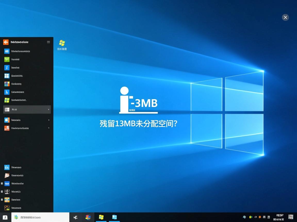 Win10为何残留13MB未分配空间?  第3张 Win10为何残留13MB未分配空间?  第3张