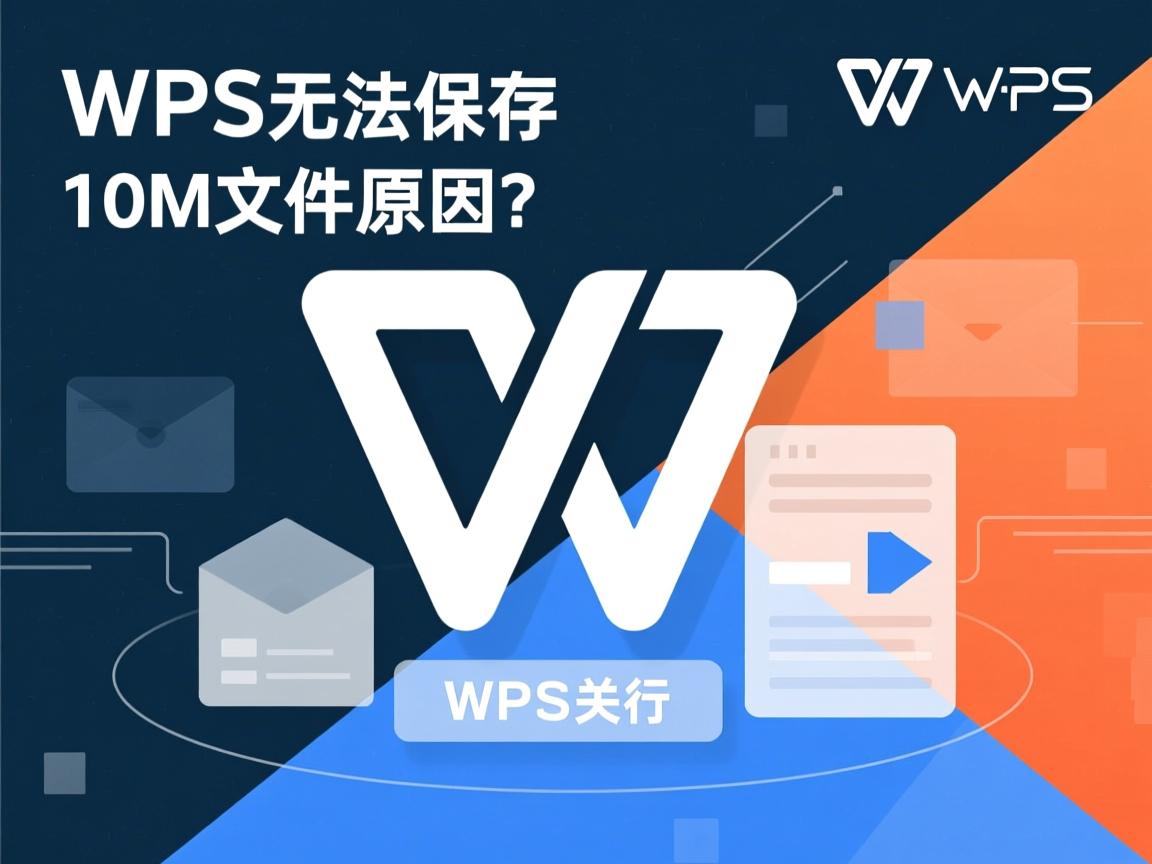 WPS无法保存超10M文件原因?  第1张 WPS无法保存超10M文件原因?  第1张