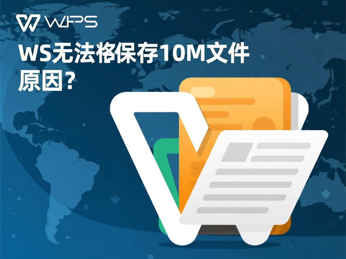WPS无法保存超10M文件原因?  第3张 WPS无法保存超10M文件原因?  第3张