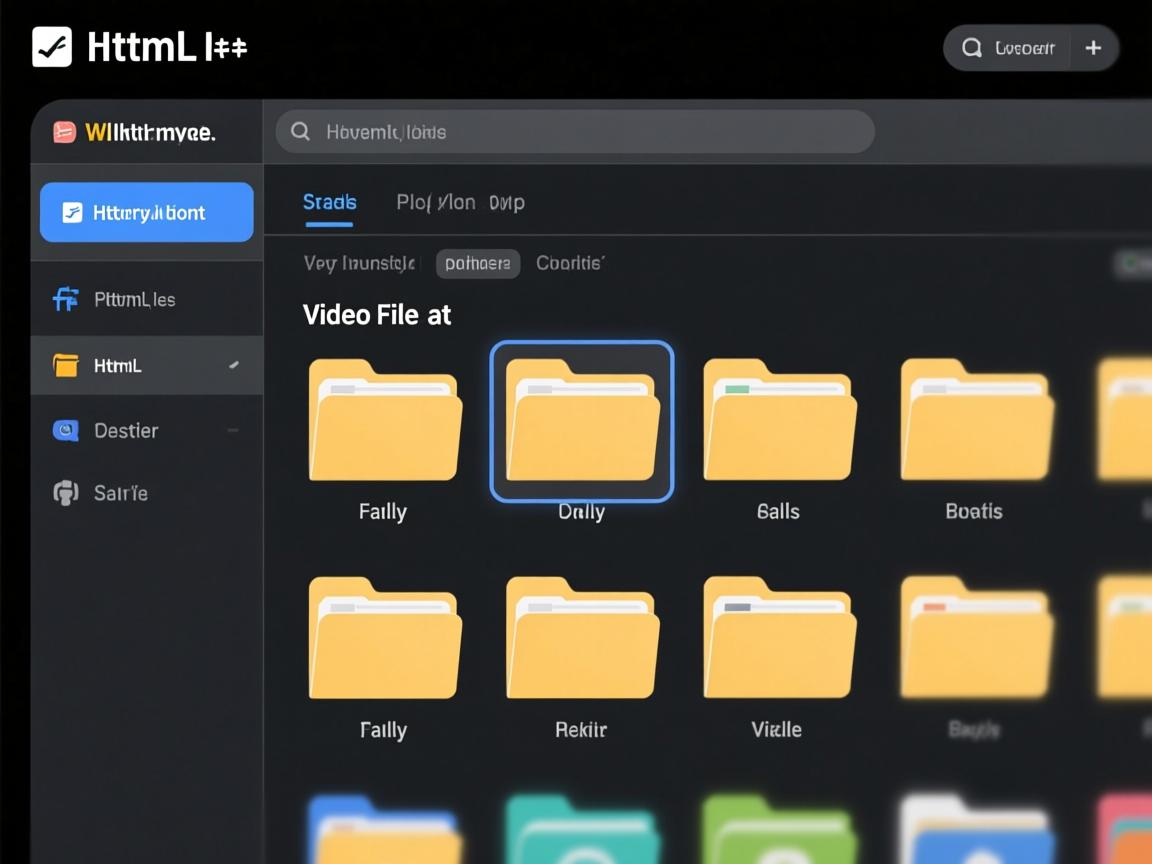 HTML如何实现视频文件夹功能?  第2张 HTML如何实现视频文件夹功能?  第2张