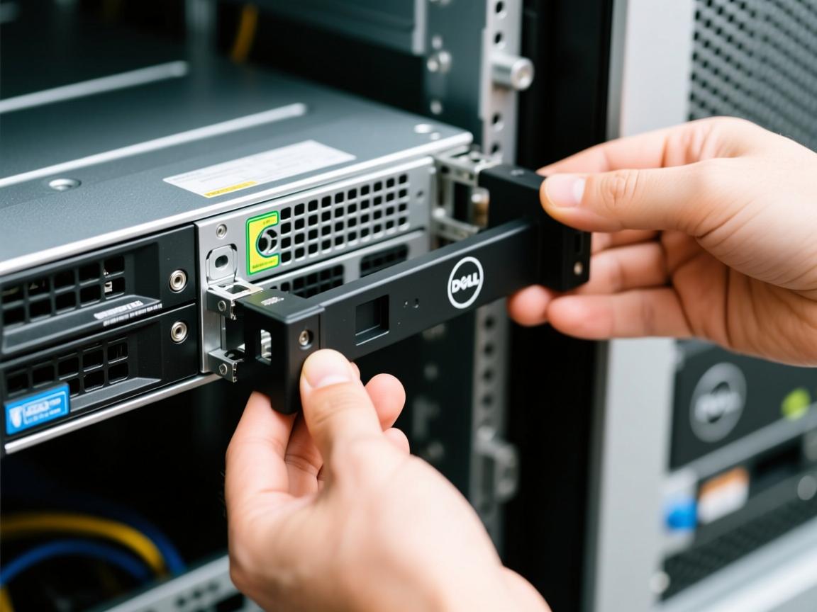 如何正确安装Dell服务器轨道?